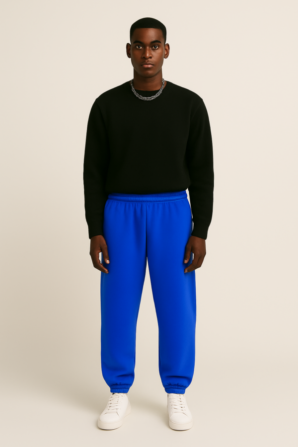 450 GSM 'Electric blue' Sweatpants – Image 2